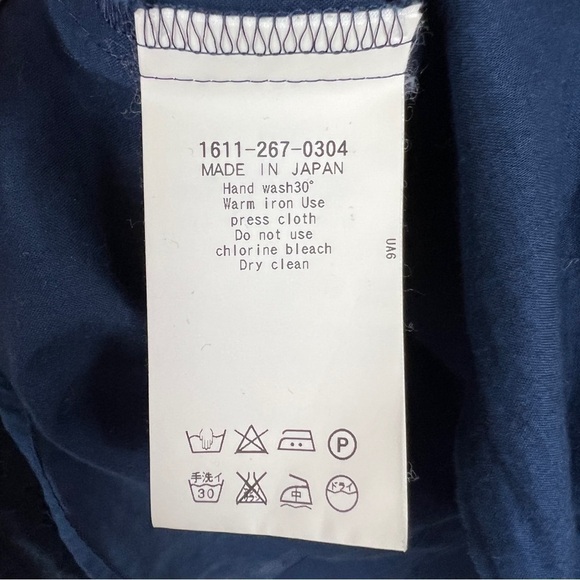 Beauty & Youth United Arrows Eyelet Sleeve Button Front Shirt - Picture 6 of 8